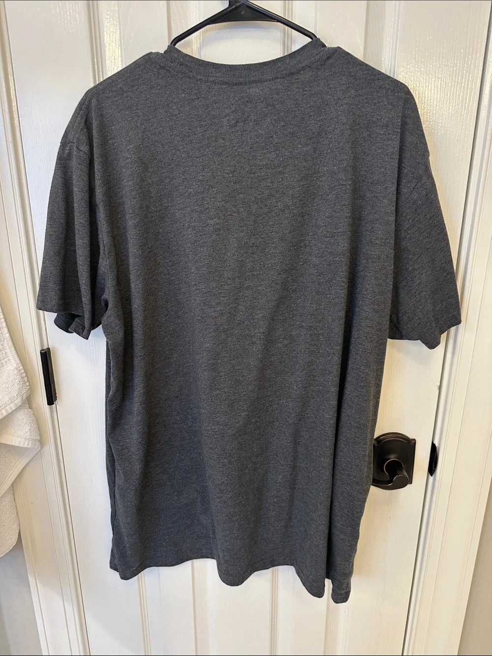 adidas Dark Gray Tee with White Logo